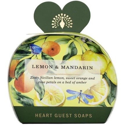 The English Soap Company Гостевое мыло в форме сердца с сандаловым маслом ши, 3 x 20 г, лимон и мандарин, упаковка из 3 шт.
The English Soap Company Гостевое мыло в форме сердца с сандаловым маслом ши, 3 x 20 г, лимон и мандарин, упаковка из 3 шт.