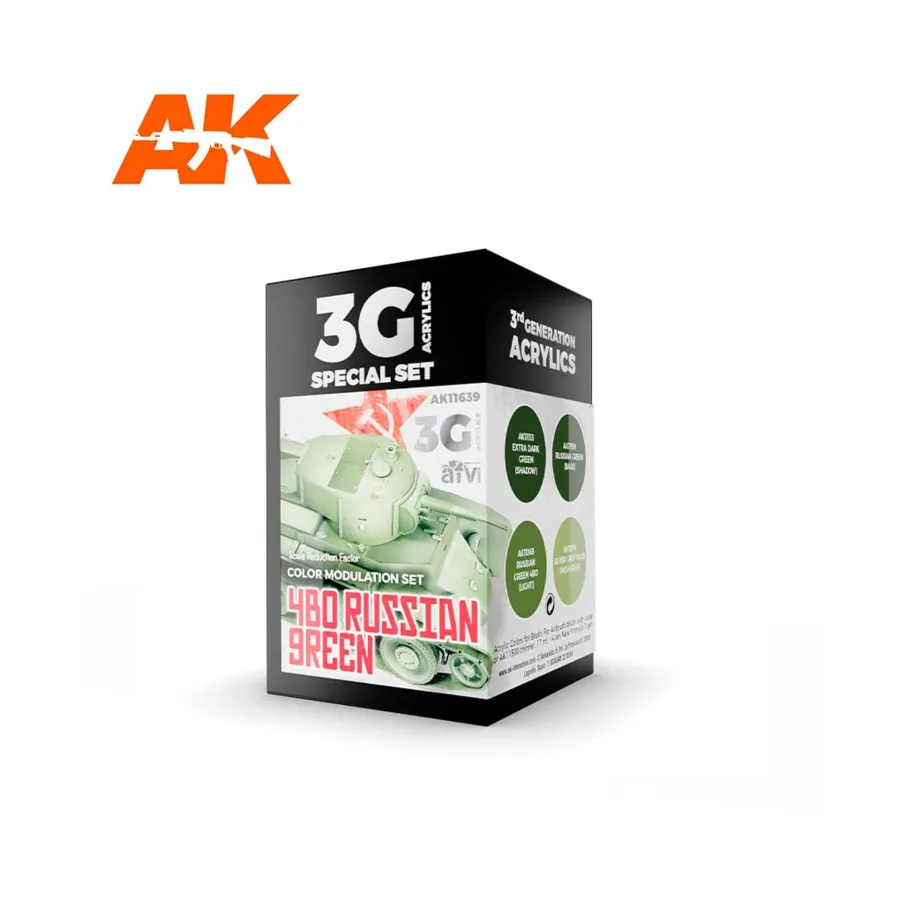 4BO Русский Зеленый Модуляционный комплект, 3rd Gen Acrylic Paint Sets
4BO Русский Зеленый Модуляционный комплект, 3rd Gen Acrylic Paint Sets