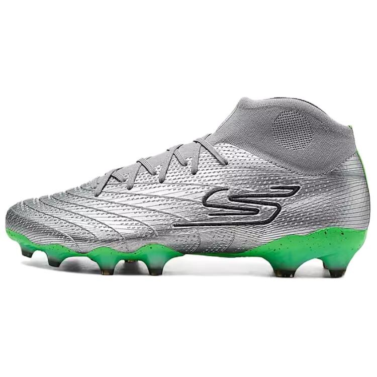 Футбольные бутсы мужские, среднего размера, серебристые/лимонно-желтые Skechers
Футбольные бутсы мужские, среднего размера, серебристые/лимонно-желтые Skechers