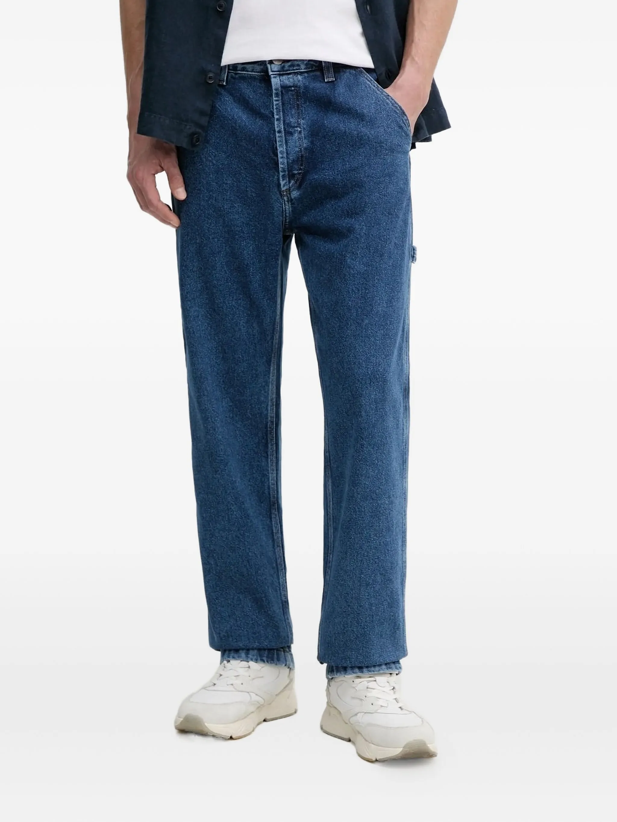 Прямые джинсы с карманами Boss, синий
Прямые джинсы с карманами Boss, синий