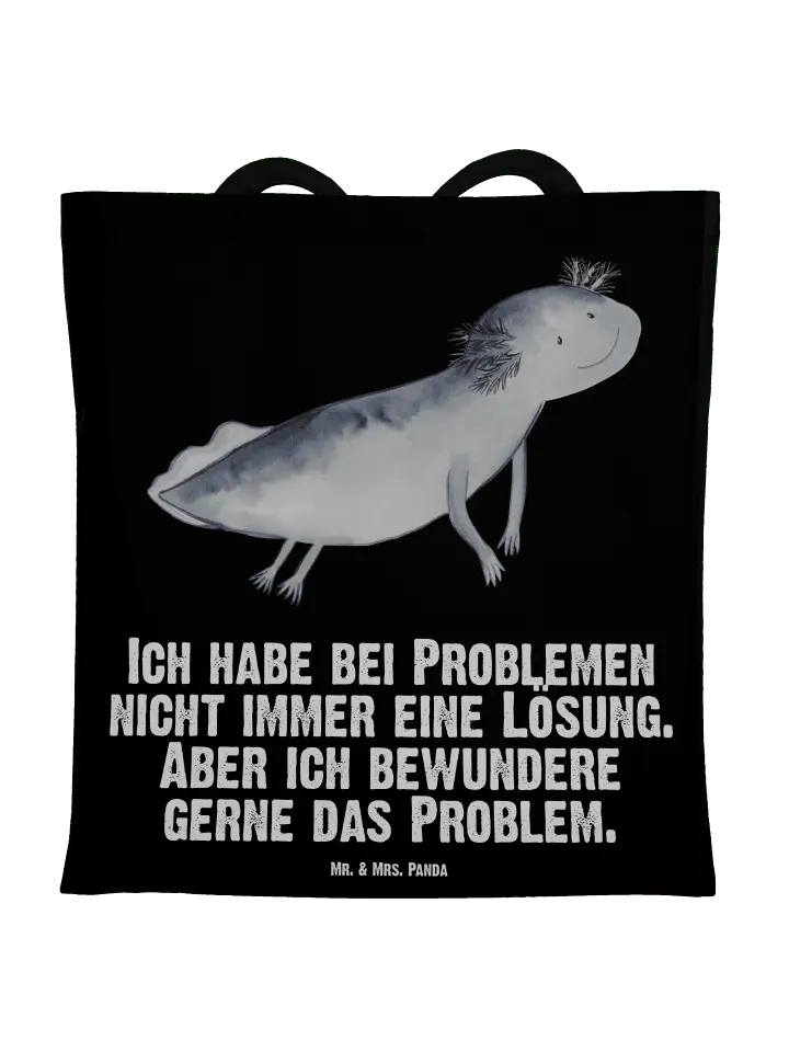 Сумка для переноски Mr & Mrs Panda Axolotl Schwimmen, черный
Сумка для переноски Mr & Mrs Panda Axolotl Schwimmen, черный