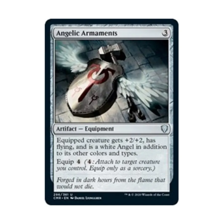 CCG Ангельское вооружение (U), MTG - Commander Legends 
CCG Ангельское вооружение (U), MTG - Commander Legends