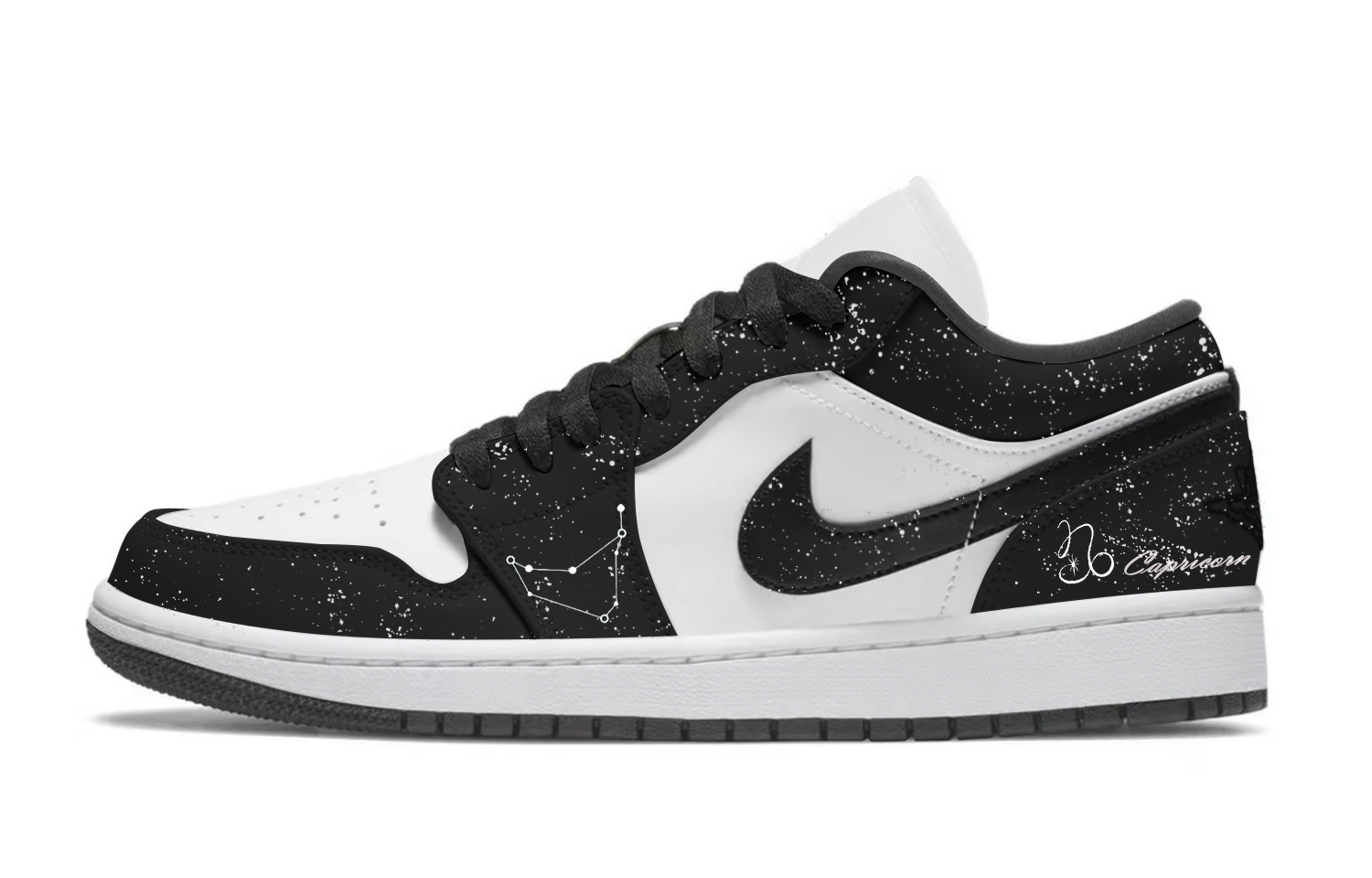 Air 1 Night Sky Capricorn Абразивостойкие низкие винтажные баскетбольные кроссовки мужские Jordan, черный белый
Air 1 Night Sky Capricorn Абразивостойкие низкие винтажные баскетбольные кроссовки мужские Jordan, черный белый