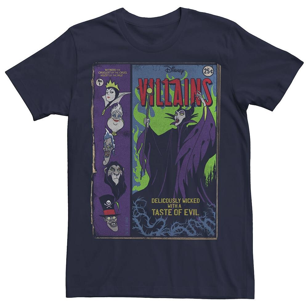 Мужская футболка Disney's Villains Deliciously Wicked Comics, темно-синий
Мужская футболка Disney's Villains Deliciously Wicked Comics, темно-синий