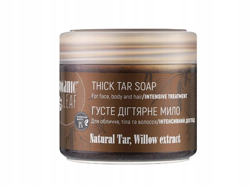 BOTANIC LEAF Густое дегтярное мыло 300 мл
BOTANIC LEAF Густое дегтярное мыло 300 мл