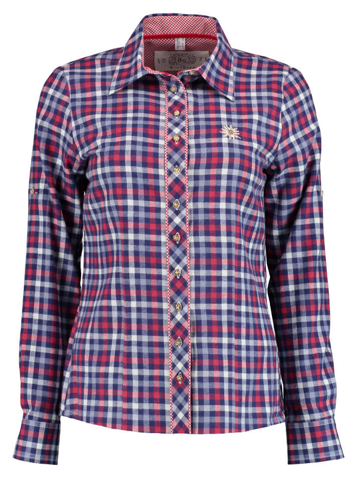 OS-Trachten Темно-синяя традиционная блузка Pivori
OS-Trachten Темно-синяя традиционная блузка Pivori