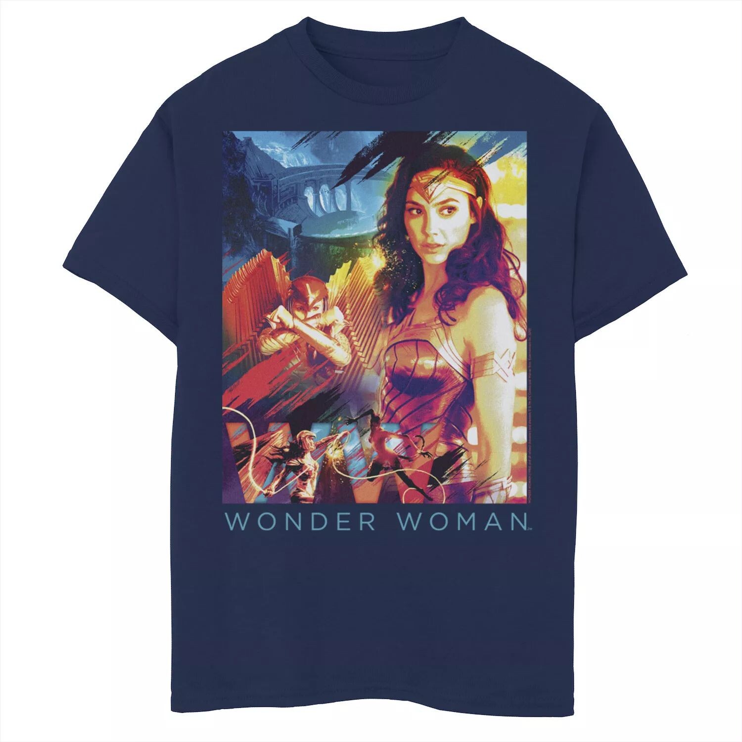 Футболка с плакатом и графическим рисунком «Чудо-женщина 84» для мальчиков 8–20 лет DC Comics 
Футболка с плакатом и графическим рисунком «Чудо-женщина 84» для мальчиков 8–20 лет DC Comics