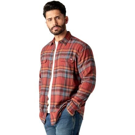 Свободная фланелевая рубашка Flex с длинными рукавами мужская Dickies, цвет Fired Brick Multi Plaid
Свободная фланелевая рубашка Flex с длинными рукавами мужская Dickies, цвет Fired Brick Multi Plaid