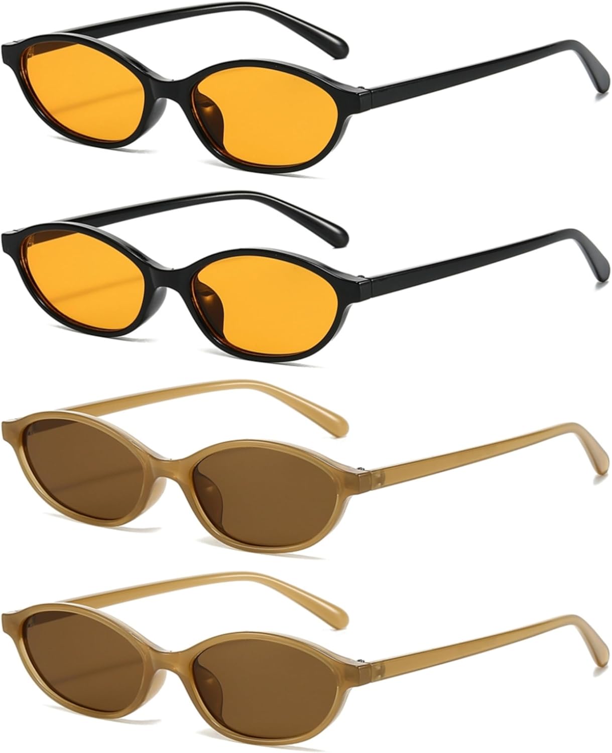 Солнцезащитные очки ICARA в стиле ретро, овальные, «кошачий глаз», модные, маленькие, узкие, дизайнерские, в стиле 90-х, модные, имитация очков, очки для путешествий, Black/Orange*2+jelly Brown/Brown*2
Солнцезащитные очки ICARA в стиле ретро, овальные, «кошачий глаз», модные, маленькие, узкие, дизайнерские, в стиле 90-х, модные, имитация очков, очки для путешествий, Black/Orange*2+jelly Brown/Brown*2