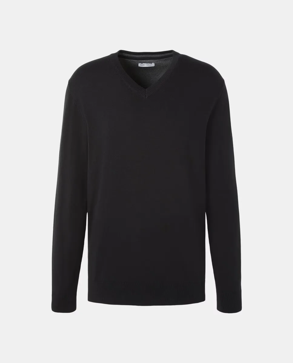 Однотонный джемпер для мужчин Easy Wear, черный
Однотонный джемпер для мужчин Easy Wear, черный