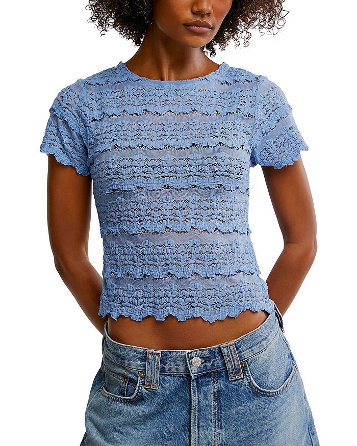 Футболка Angelina с кружевом Free People, синий
Футболка Angelina с кружевом Free People, синий