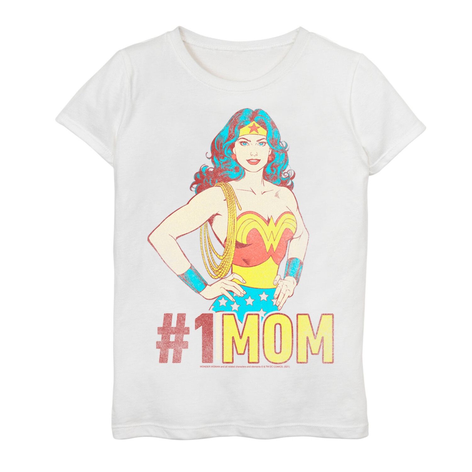 Футболка с рисунком в стиле ретро для девочек 6–16 лет, «Чудо-женщина», «Чудо-женщина», «День матери №1 для мамы» Licensed Character
Футболка с рисунком в стиле ретро для девочек 6–16 лет, «Чудо-женщина», «Чудо-женщина», «День матери №1 для мамы» Licensed Character