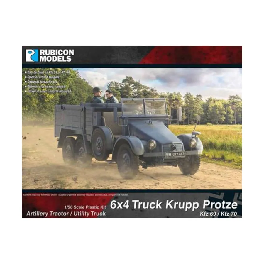 Грузовик 6х4 Крупп Протце, World War II - Germany & Axis (28mm)
Грузовик 6х4 Крупп Протце, World War II - Germany & Axis (28mm)