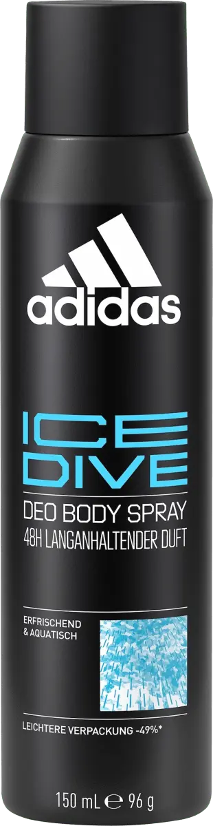 Дезодорант-спрей Ice Dive 150мл adidas
Дезодорант-спрей Ice Dive 150мл adidas