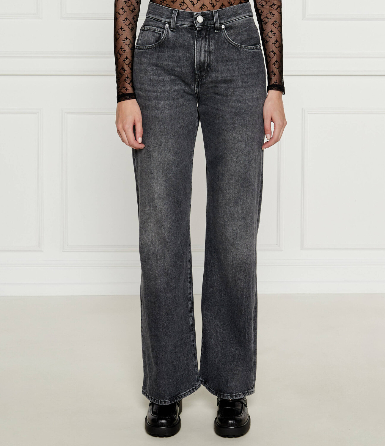 Джинсы Pinko WANDA Relaxed fit, серый
Джинсы Pinko WANDA Relaxed fit, серый