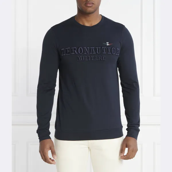 Классический крой с длинным рукавом Aeronautica Militare, синий
Классический крой с длинным рукавом Aeronautica Militare, синий
