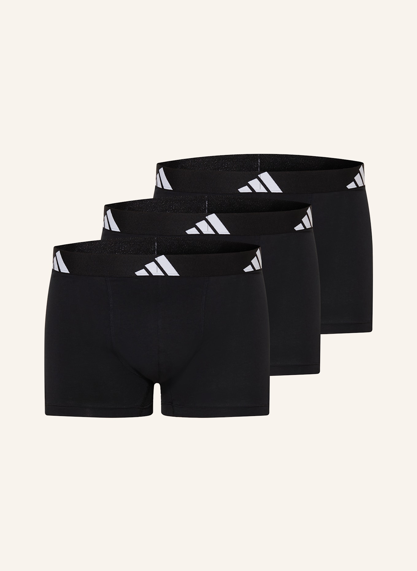 Упаковка из 3 трусов-боксеров Active Flex Cotton Adidas, черный 
Упаковка из 3 трусов-боксеров Active Flex Cotton Adidas, черный