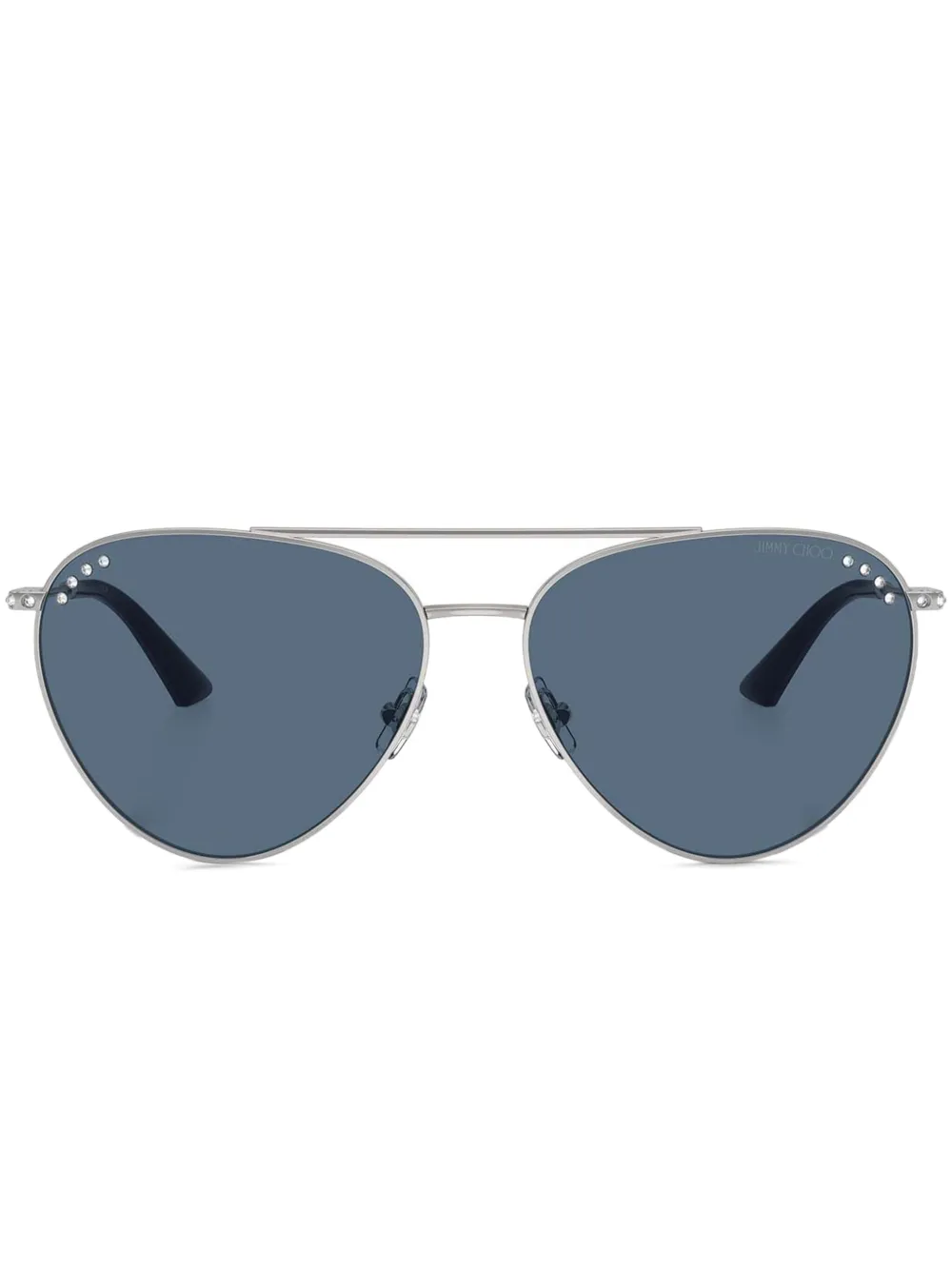 Солнцезащитные очки-пилоты Jimmy Choo, серебристый
Солнцезащитные очки-пилоты Jimmy Choo, серебристый