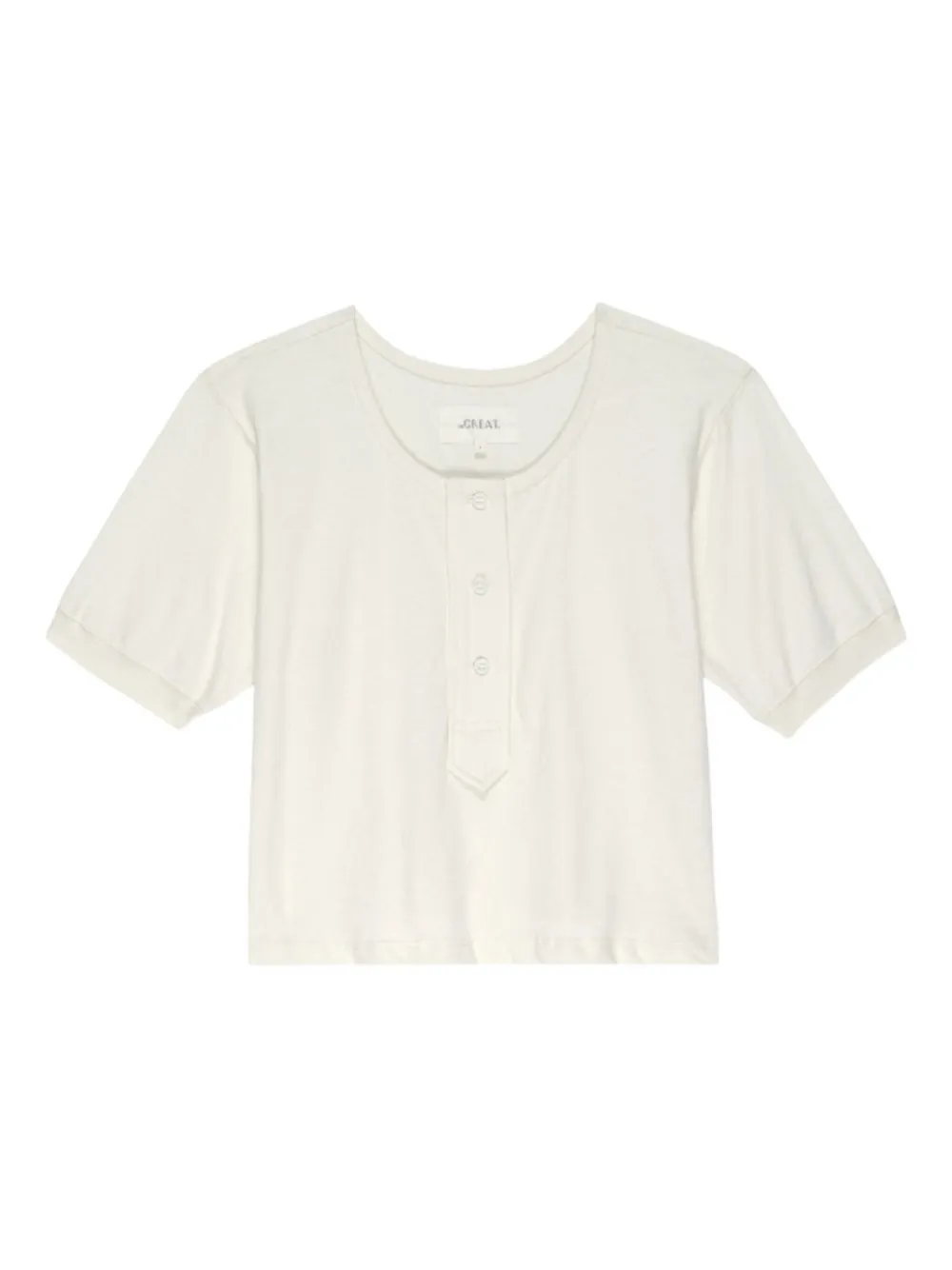 Хлопковая футболка The Great., светло-бежевый
Хлопковая футболка The Great., светло-бежевый