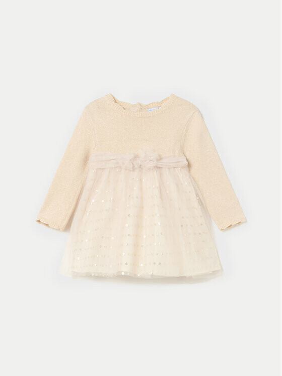 Элегантное платье обычного кроя Mayoral, бежевый
Элегантное платье обычного кроя Mayoral, бежевый