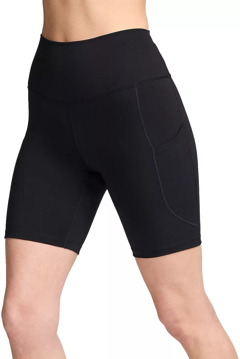 Женские байкерские шорты Nike One с высокой талией 8 дюймов и карманами, черный
Женские байкерские шорты Nike One с высокой талией 8 дюймов и карманами, черный