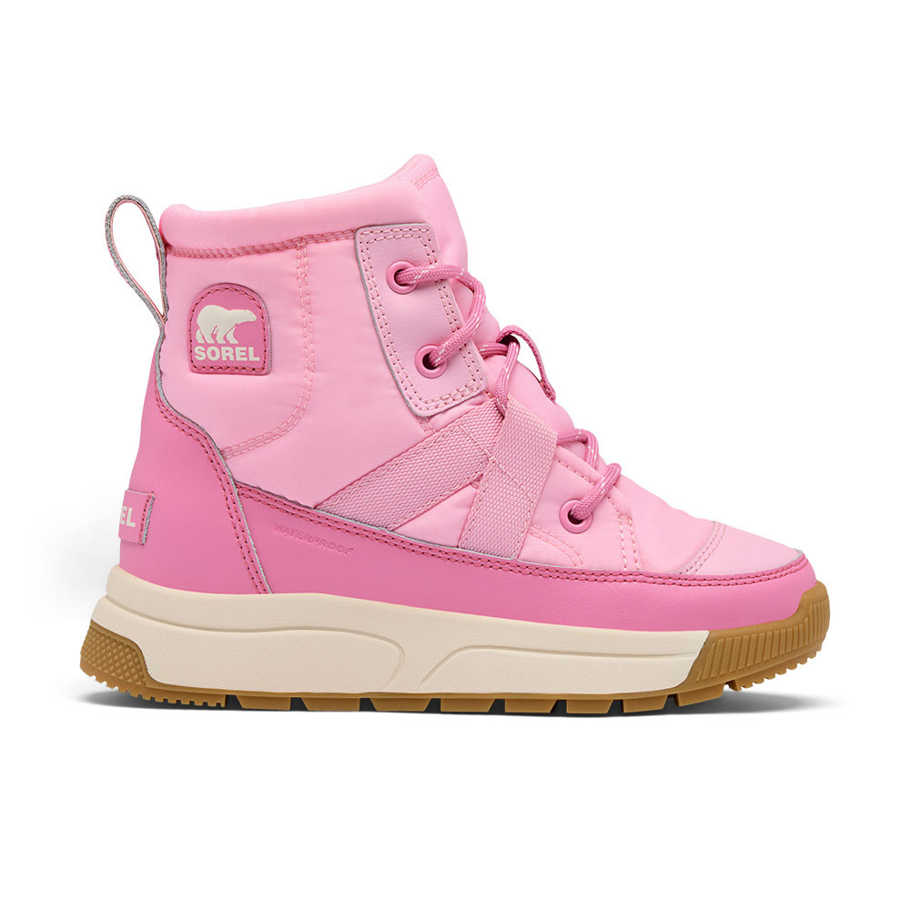 Детские водонепроницаемые зимние ботинки Sorel Whitney III Mid, Pink Flare
Детские водонепроницаемые зимние ботинки Sorel Whitney III Mid, Pink Flare