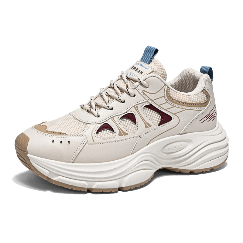 Износостойкие дышащие низкие массивные кроссовки для мужчин URBAN AUTHENTIC, Beige Khaki 
Износостойкие дышащие низкие массивные кроссовки для мужчин URBAN AUTHENTIC, Beige Khaki