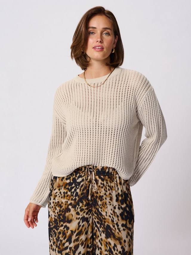 Солнечный пуловер из хлопковой смеси KAFFE
Солнечный пуловер из хлопковой смеси KAFFE