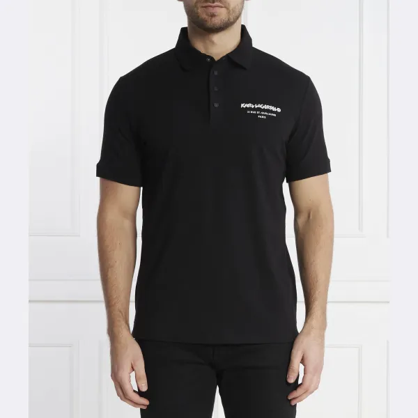 Рубашка поло стандартного кроя Karl Lagerfeld, черный
Рубашка поло стандартного кроя Karl Lagerfeld, черный