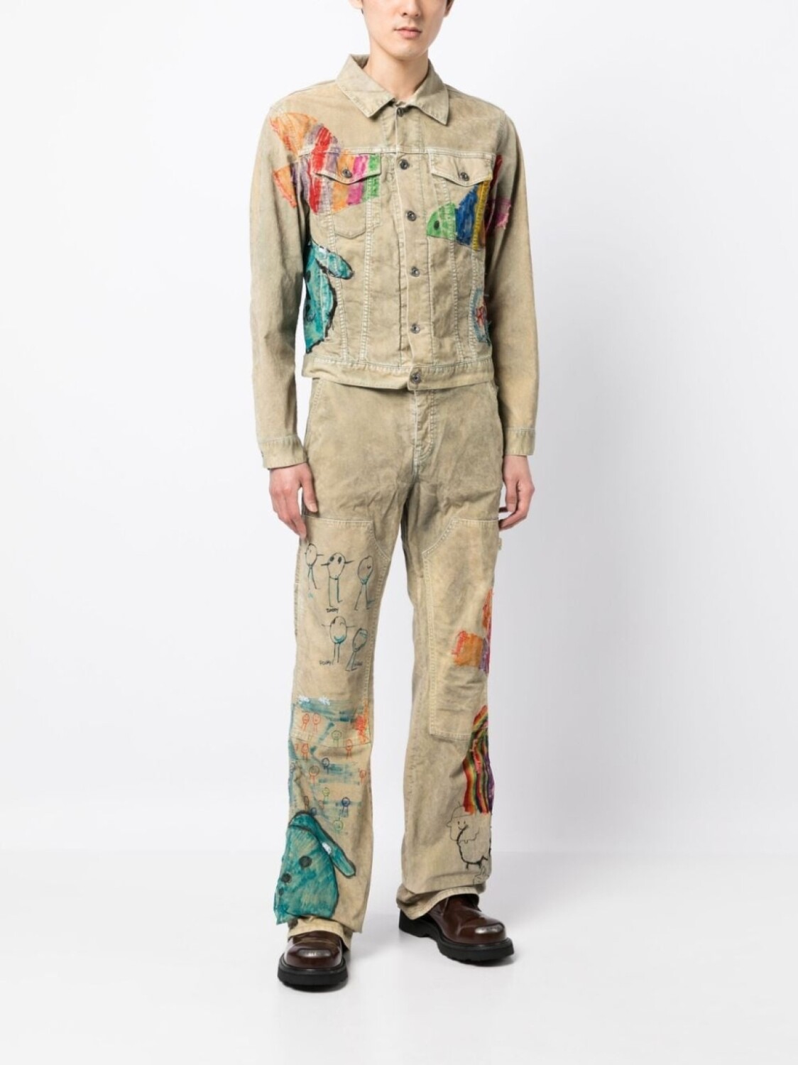 Куртка с графичным принтом Off-White, коричневый
Куртка с графичным принтом Off-White, коричневый