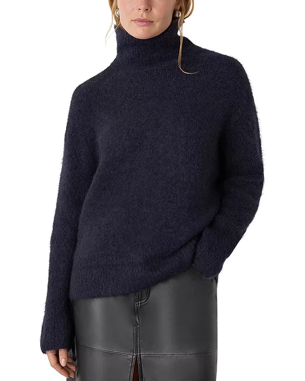 Свитер из смеси альпаки, связанный воронкой Whistles, синий
Свитер из смеси альпаки, связанный воронкой Whistles, синий