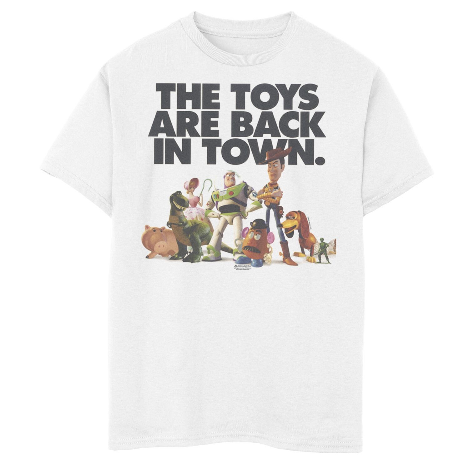 Футболка с рисунком «История игрушек» Disney/Pixar для мальчиков 8–20 лет «Игрушки снова в городе» Disney / Pixar
Футболка с рисунком «История игрушек» Disney/Pixar для мальчиков 8–20 лет «Игрушки снова в городе» Disney / Pixar
