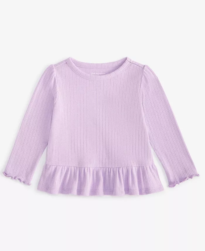 Детская футболка с длинным рукавом Pointelle для девочек First Impressions, розовый
Детская футболка с длинным рукавом Pointelle для девочек First Impressions, розовый