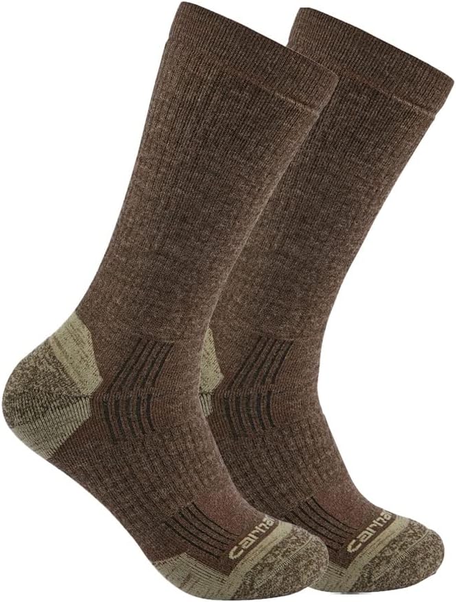 Carhartt мужские SC9902M носки средней плотности из смеси синтетики и мериносовой шерсти, 2 пары, Dark Coffee
Carhartt мужские SC9902M носки средней плотности из смеси синтетики и мериносовой шерсти, 2 пары, Dark Coffee