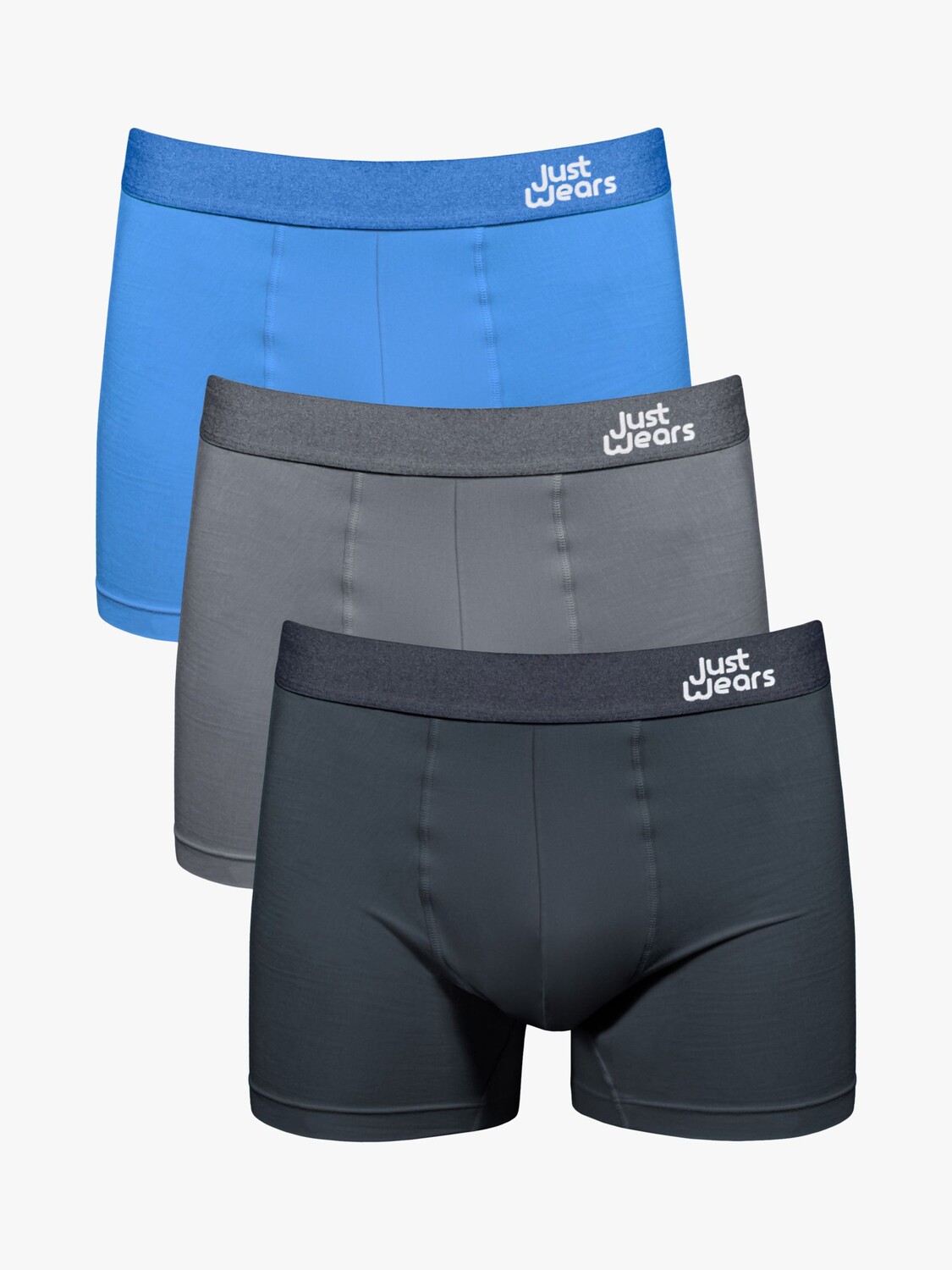 Профессиональные боксеры JustWears, синий/серый/черный
Профессиональные боксеры JustWears, синий/серый/черный