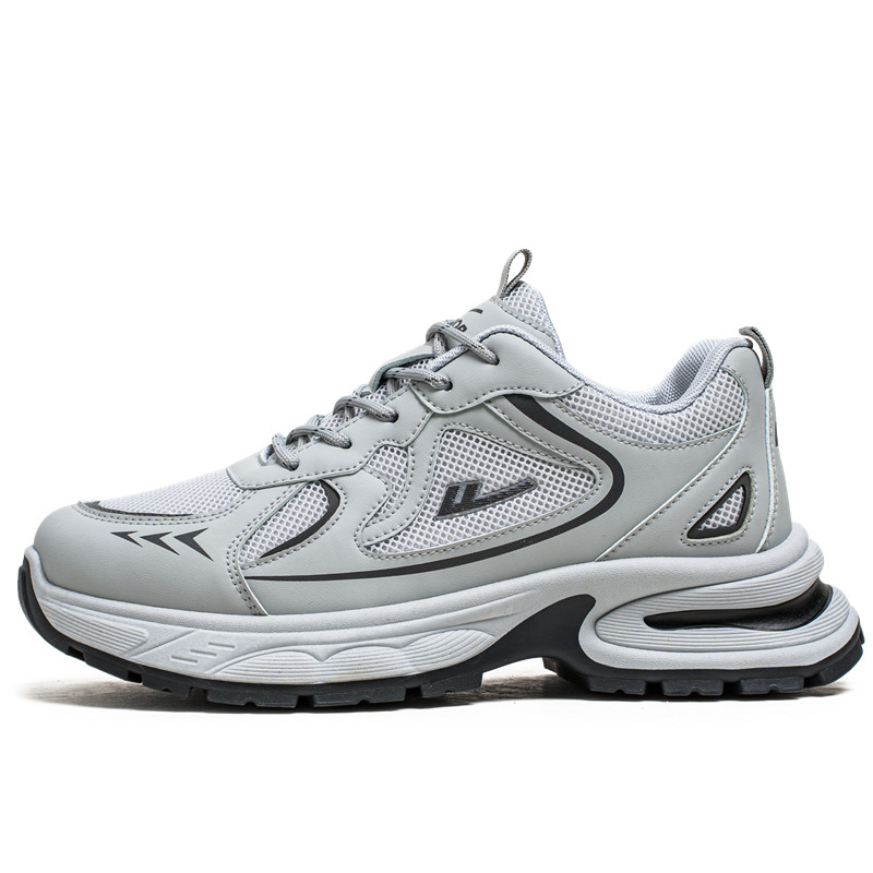 WARRIOR Кроссовки мужские серо-черные, увеличивающие рост, износостойкие, легкие, дышащие, нескользящие, низкие, массивные 
WARRIOR Кроссовки мужские серо-черные, увеличивающие рост, износостойкие, легкие, дышащие, нескользящие, низкие, массивные