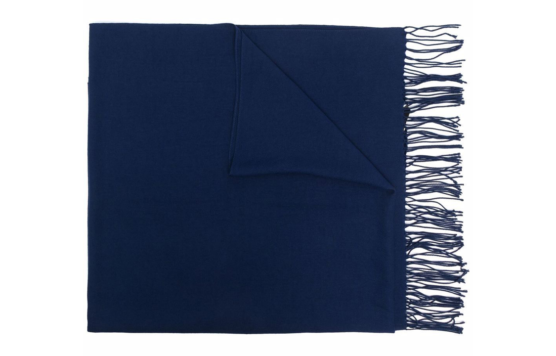 EMPORIO ARMANI Детализированный шарф с бахромой Logo, Blue
EMPORIO ARMANI Детализированный шарф с бахромой Logo, Blue