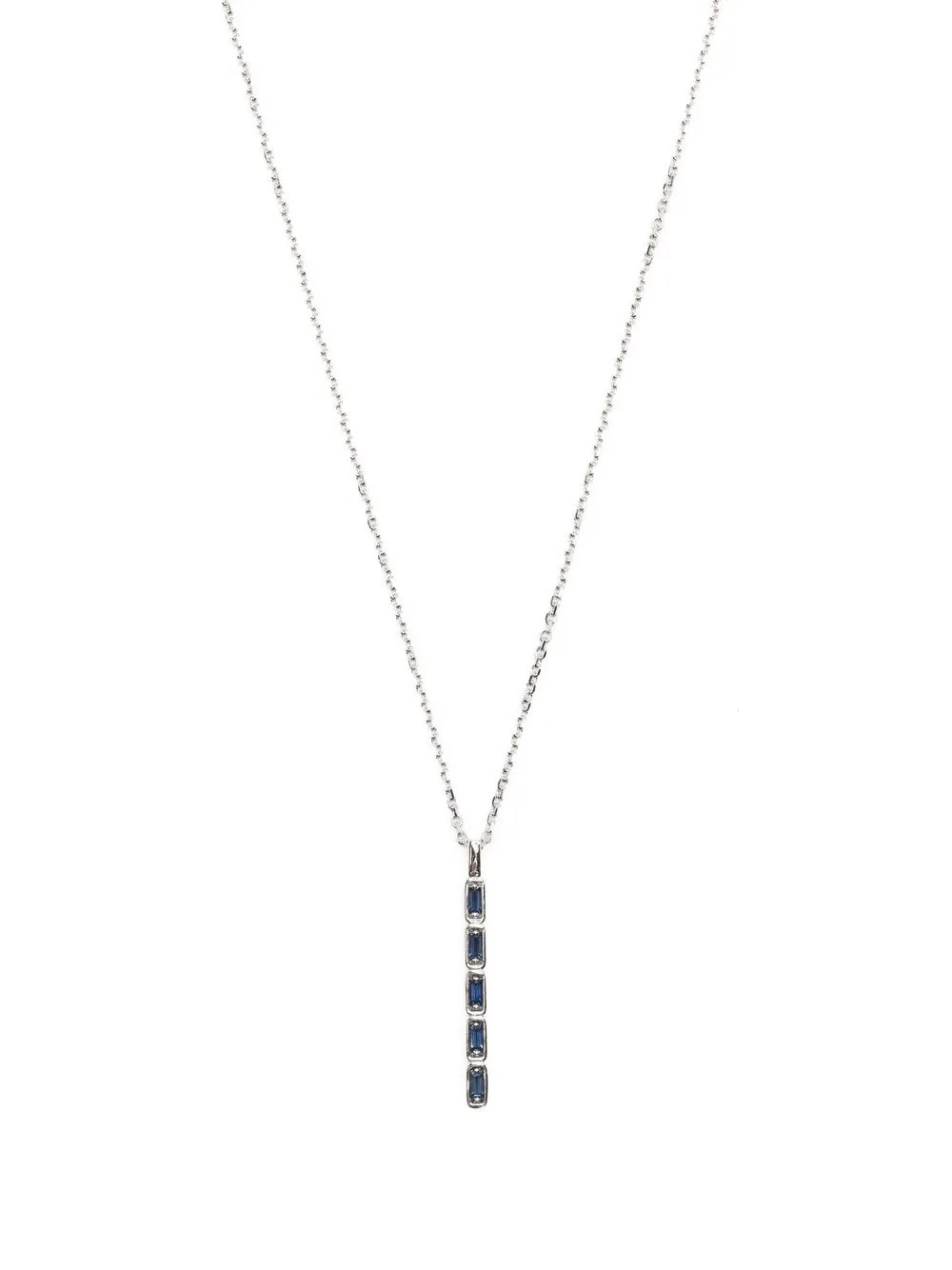 Колье из белого золота с сапфирами Suzanne Kalan, серебяный
Колье из белого золота с сапфирами Suzanne Kalan, серебяный