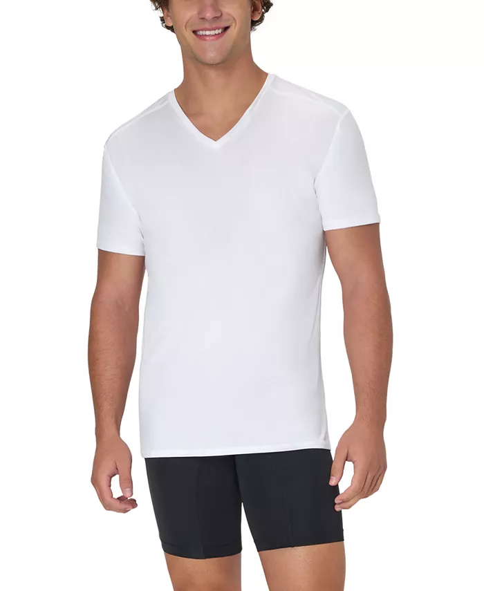 Мужские футболки с V-образным вырезом Ultimate MOVES X-Temp Performance, 3 шт Hanes, белый 
Мужские футболки с V-образным вырезом Ultimate MOVES X-Temp Performance, 3 шт Hanes, белый