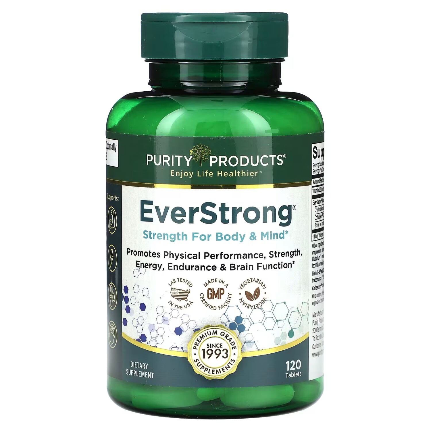 Добавка Purity Products EverStrong, 120 таблеток
Добавка Purity Products EverStrong, 120 таблеток