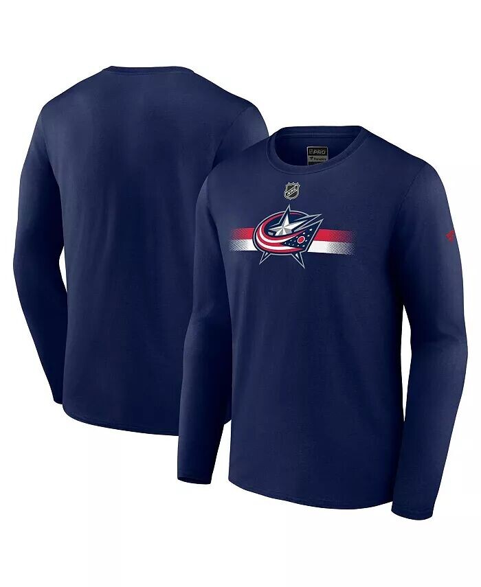 Мужская темно-синяя футболка Columbus Blue Jackets Authentic Pro Secondary с длинным рукавом Fanatics
Мужская темно-синяя футболка Columbus Blue Jackets Authentic Pro Secondary с длинным рукавом Fanatics