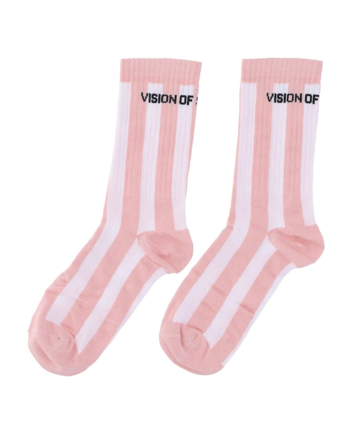 Полосатые розовые носки с вышитым логотипом. Vision Of Super, розовый
Полосатые розовые носки с вышитым логотипом. Vision Of Super, розовый