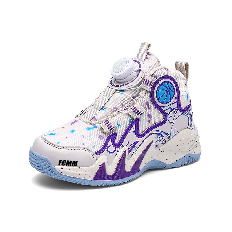 Баскетбольные кроссовки средней высоты с мягкой износостойкой дышащей подошвой для детей FCMM, бежевый/фиолетовый
Баскетбольные кроссовки средней высоты с мягкой износостойкой дышащей подошвой для детей FCMM, бежевый/фиолетовый