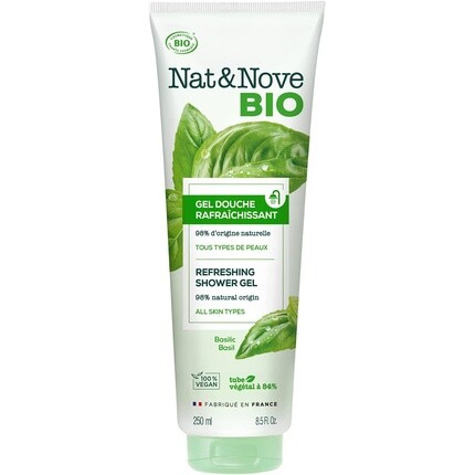 Освежающий гель для душа «Базилик» 250мл, Nat&Nove Bio
Освежающий гель для душа «Базилик» 250мл, Nat&Nove Bio