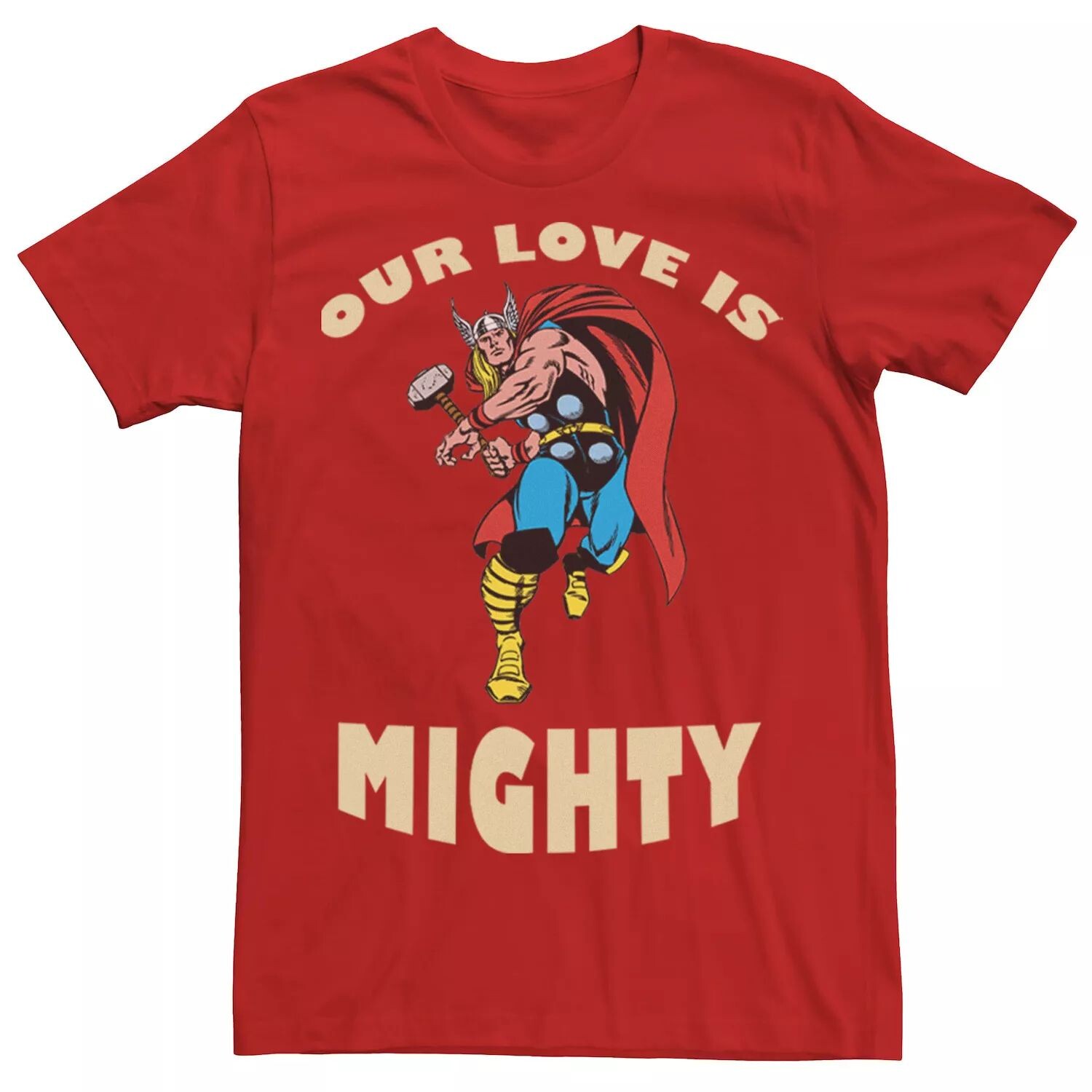 Мужская футболка Marvel Mighty Love ко Дню святого Валентина Licensed Character
Мужская футболка Marvel Mighty Love ко Дню святого Валентина Licensed Character