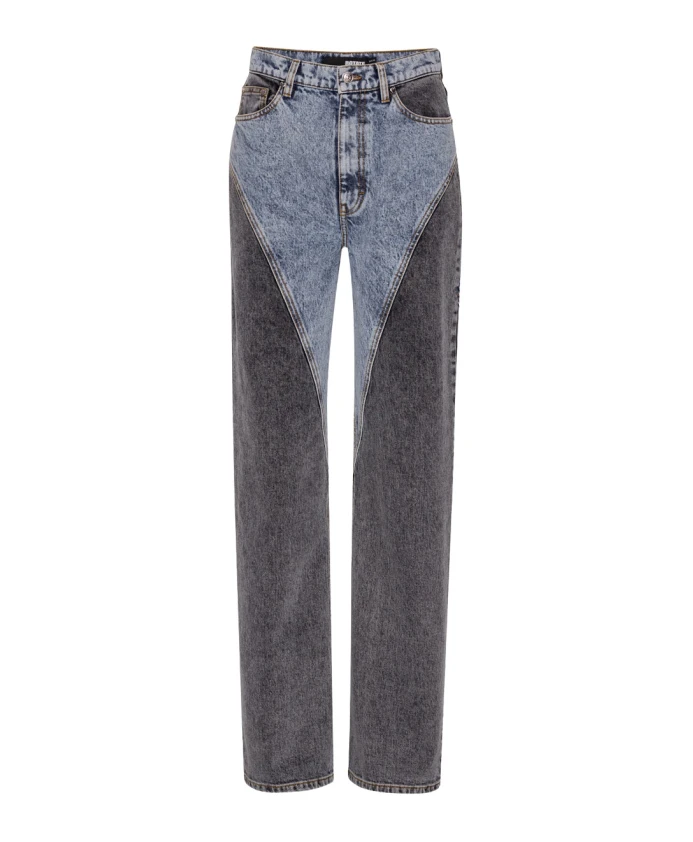 Джинсы прямого кроя из лоскутков Rotate Birger Christensen, синий
Джинсы прямого кроя из лоскутков Rotate Birger Christensen, синий