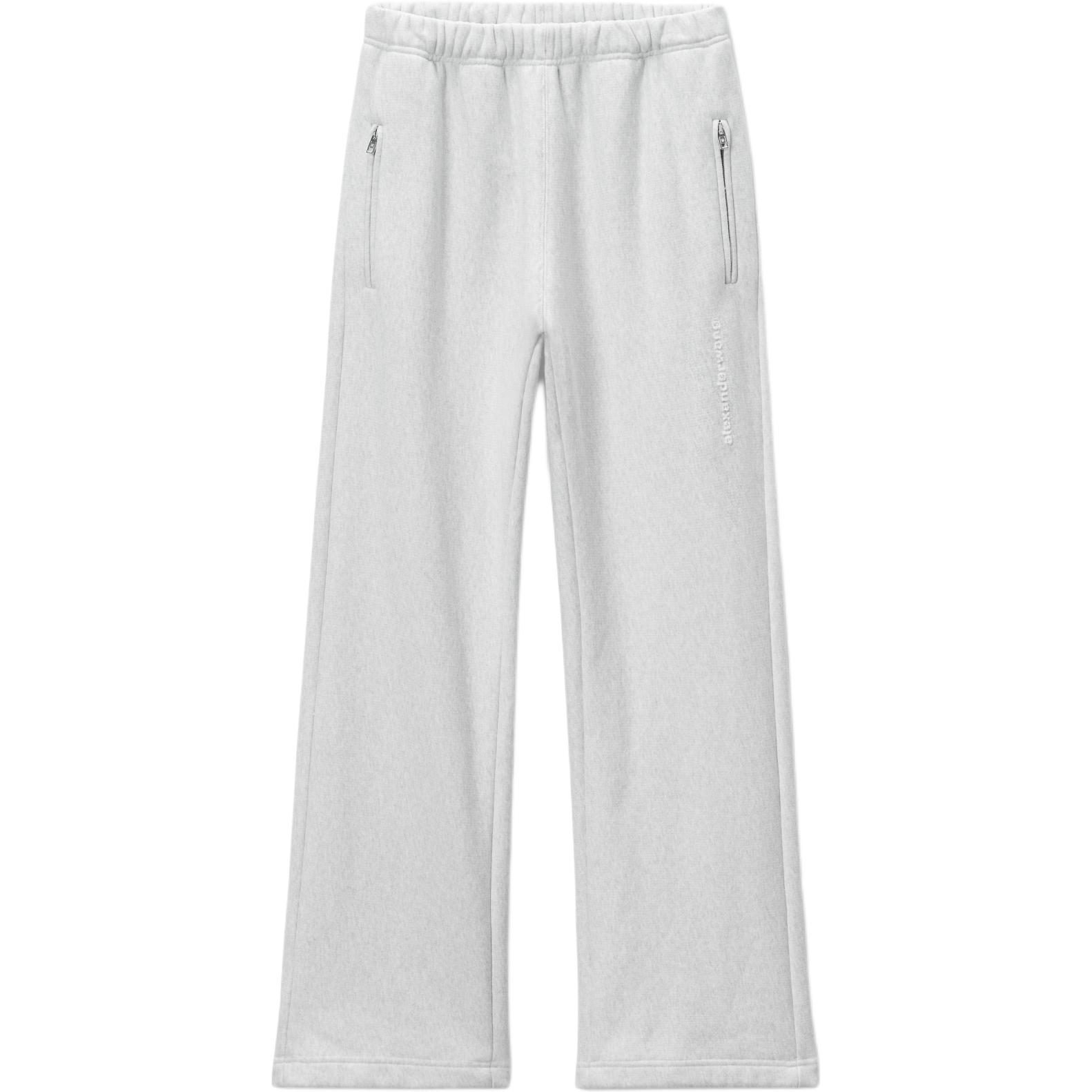 Александр Ванг Широкие спортивные брюки с тисненым логотипом, серые
Александр Ванг Широкие спортивные брюки с тисненым логотипом, серые