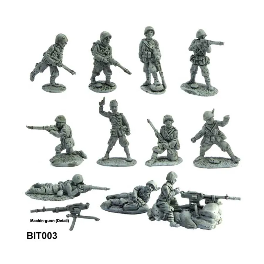 Пехотинцы, Historical Miniatures - World War II - Italians (20mm) (Mirliton SG)
Пехотинцы, Historical Miniatures - World War II - Italians (20mm) (Mirliton SG)