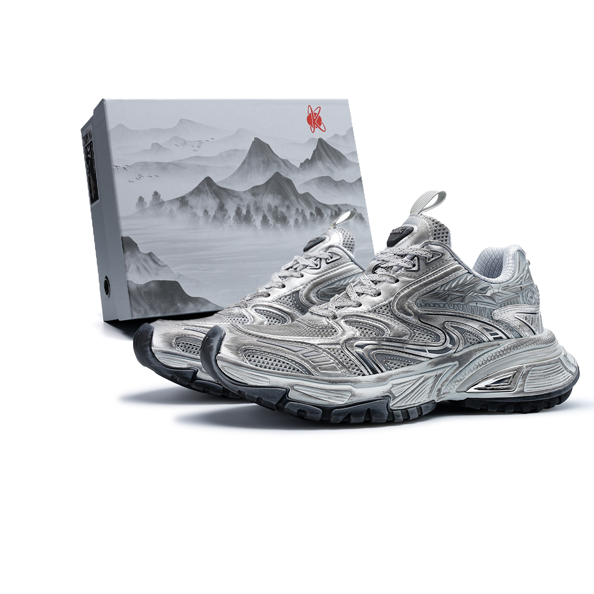 K-WANG Кроссовки с эффектом увеличения роста из коллекции Snake Scale, износостойкие, дышащие, противоскользящие, низкие, массивные, унисекс, с серебряным кольцом (потертый эффект)
K-WANG Кроссовки с эффектом увеличения роста из коллекции Snake Scale, износостойкие, дышащие, противоскользящие, низкие, массивные, унисекс, с серебряным кольцом (потертый эффект)