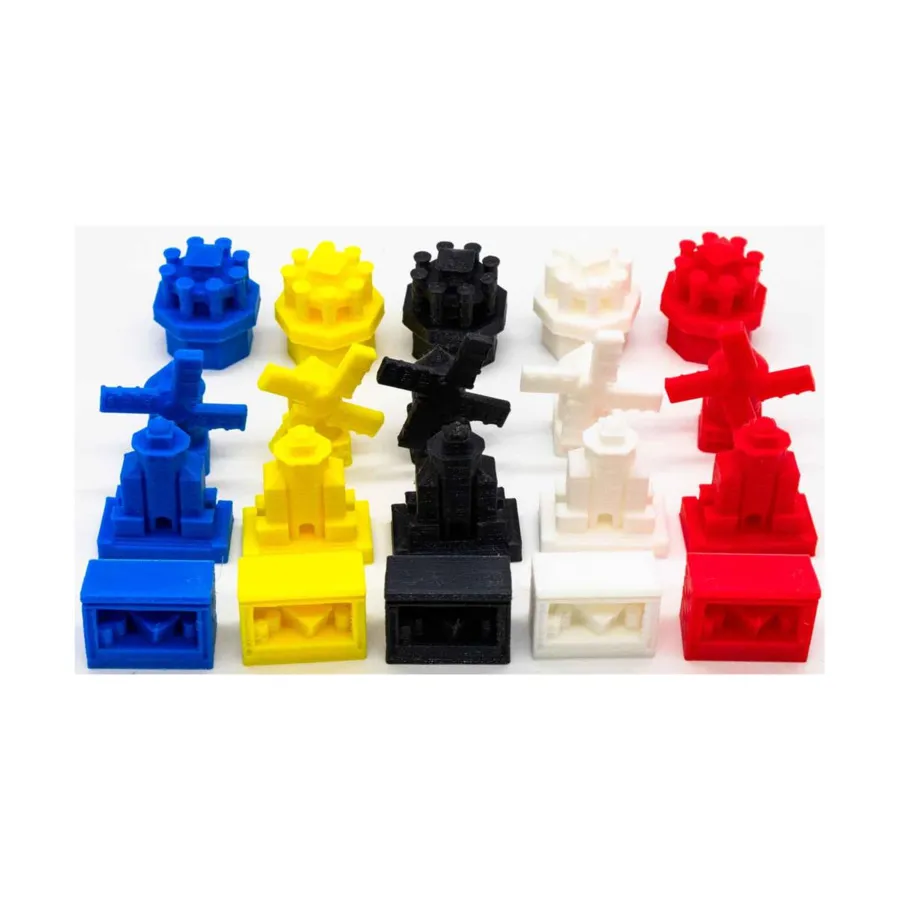 Комплект обновления здания, напечатанный на 3D-принтере Scythe (базовая игра), Upgrade Sets (Meeple Source)
Комплект обновления здания, напечатанный на 3D-принтере Scythe (базовая игра), Upgrade Sets (Meeple Source)